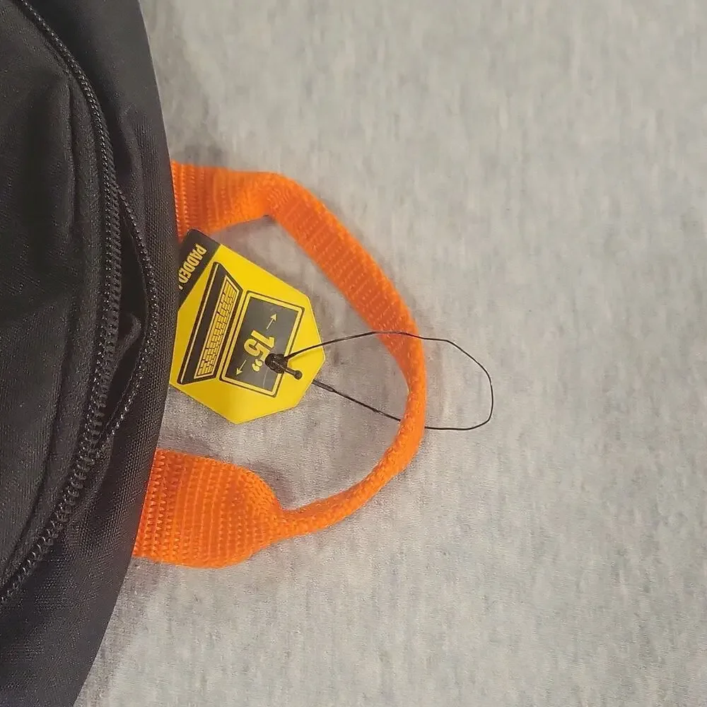 Fortnite Backpack w/ Matching Zip Pouch Black Orange Laptop Sleeve New With Tags